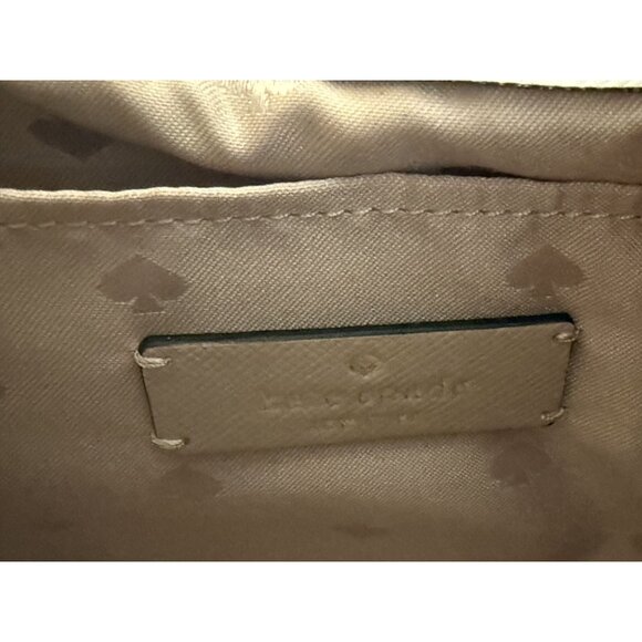 Kate Spade Carson Saffiano Leather Convertible Crossbody Warm Beige Black NWOT - Picture 13 of 16